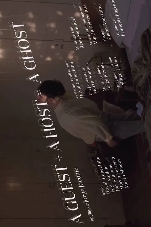 A Guest + a Host = a Ghost movie poster