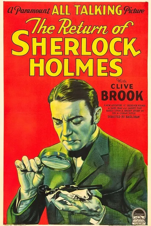 Poster do filme The Return of Sherlock Holmes