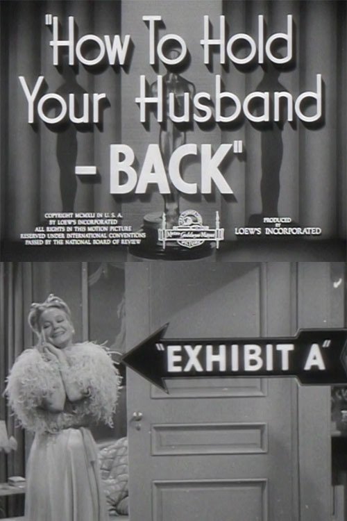 How to Hold Your Husband - BACK movie poster