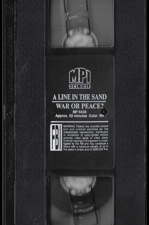A Line In The Sand War Or Peace With Peter Jennings movie poster