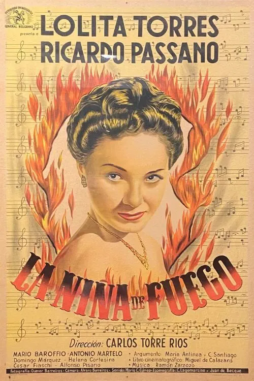 Poster do filme La niña de fuego