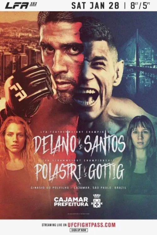 LFA 151: Delano vs. Santos movie poster