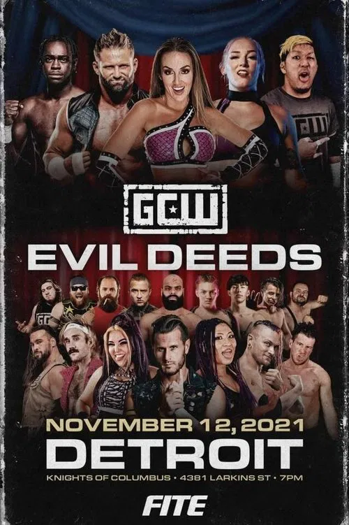 GCW Evil Deeds movie poster