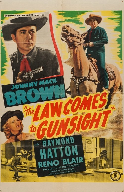 Poster do filme The Law Comes to Gunsight