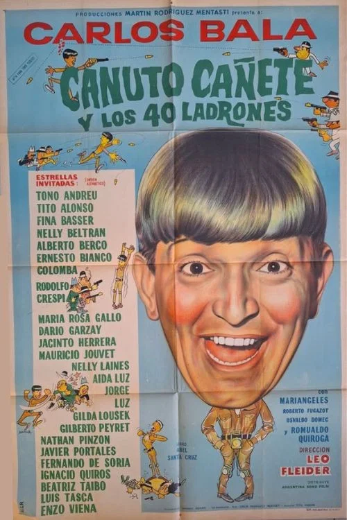 Canuto Cañete y los 40 ladrones movie poster