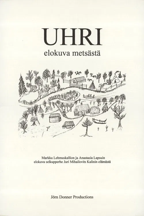 Uhri - elokuva metsästä movie poster
