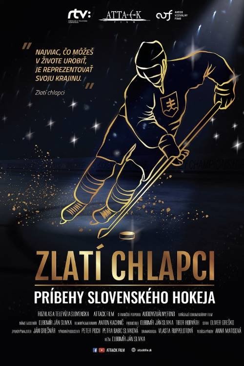 Poster do filme Zlatí chlapci: Príbehy slovenského hokeja