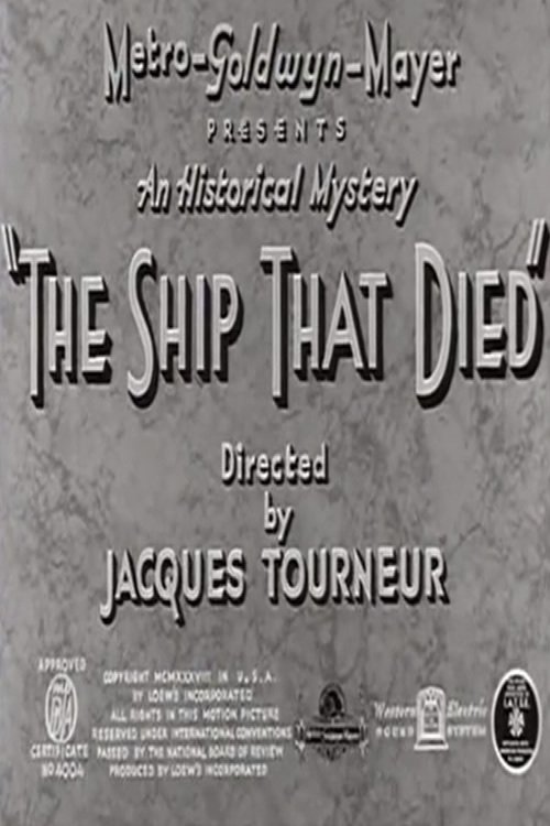 Poster do filme The Ship That Died