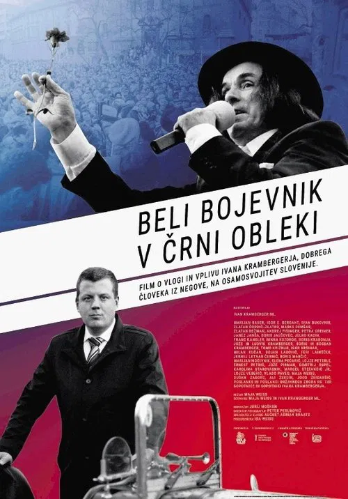 A White Warrior in a Black Suit movie poster