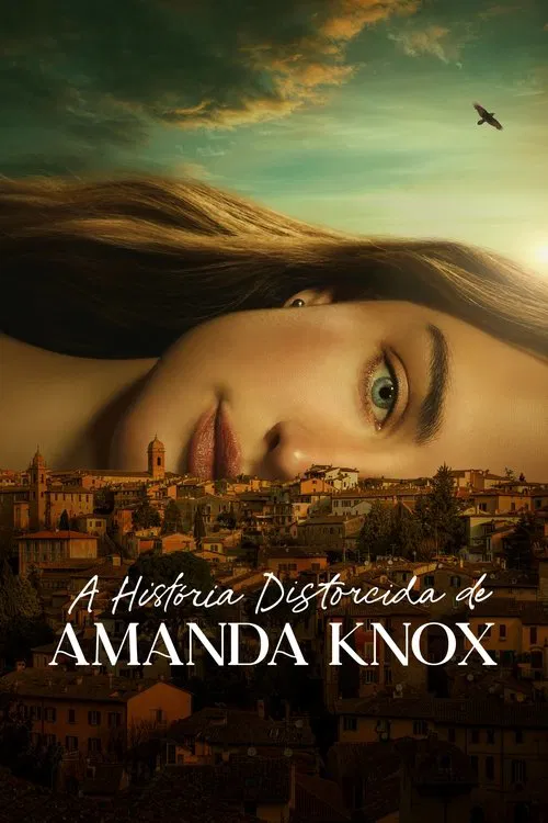 Poster da série A História Distorcida de Amanda Knox
