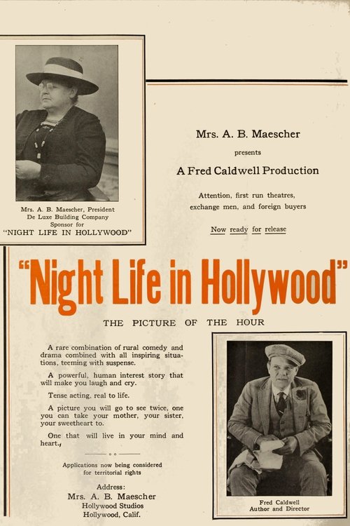 Night Life in Hollywood movie poster