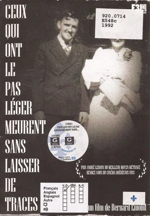 Poster do filme Ceux qui ont le pas léger meurent sans laisser de traces