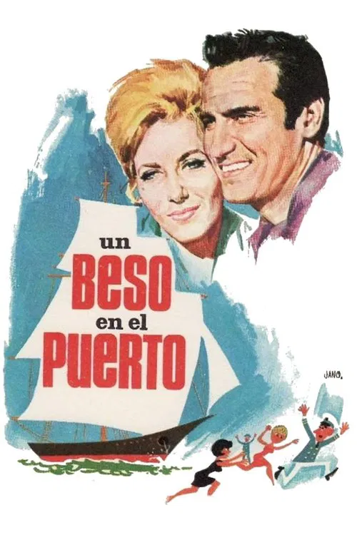 Un beso en el puerto movie poster