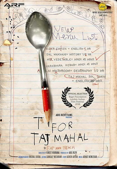 T for Taj Mahal movie poster