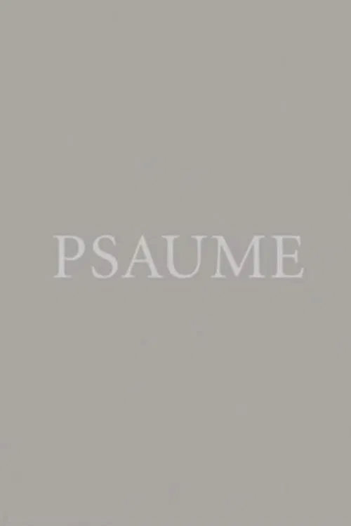 Psalm movie poster