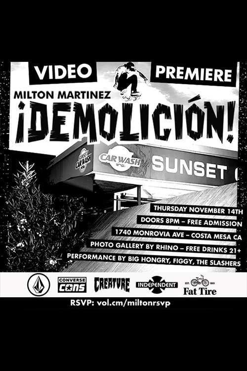 Volcom - Milton Martinez's ¡DEMOLICIÓN! movie poster