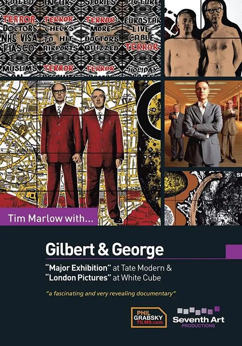 Tim Marlow with Gilbert & George movie poster