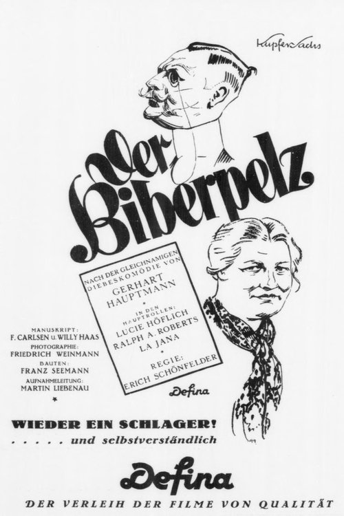 Der Biberpelz movie poster