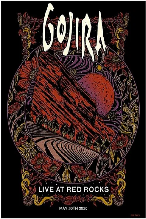 Poster do filme Gojira - Live at Red Rocks