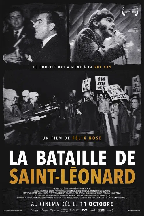 La bataille de Saint-Léonard movie poster