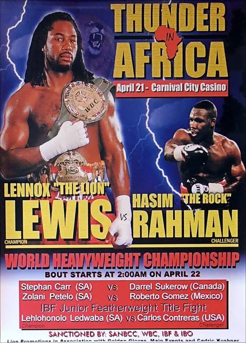 Lennox Lewis vs. Hasim Rahman movie poster