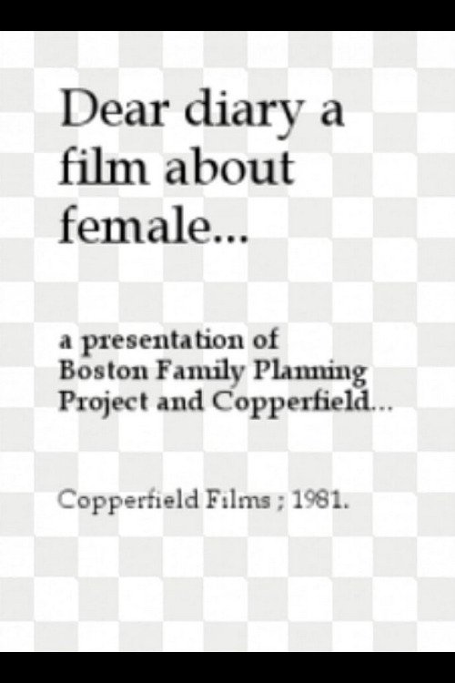 Dear Diary: A Film About Female Puberty movie poster