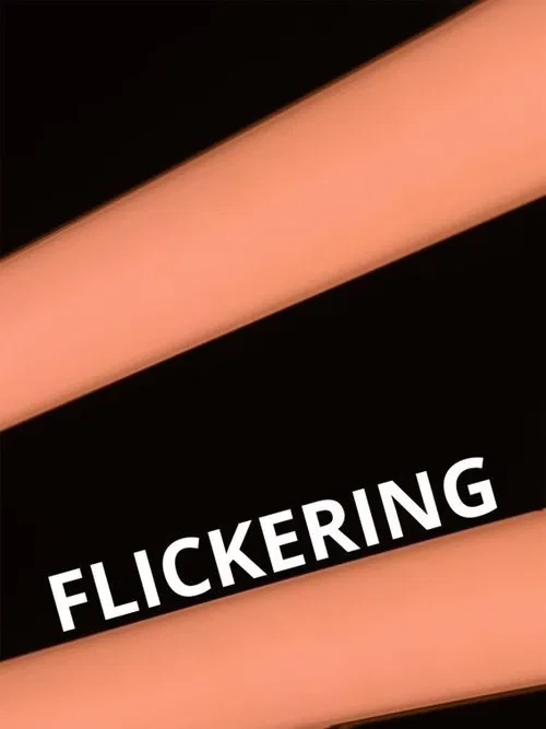 Flickering movie poster