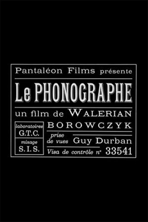 Poster do filme The Phonograph