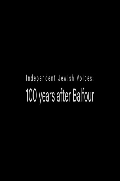 100 Years After Balfour movie poster