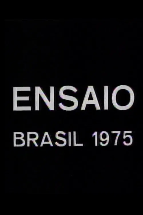 Poster do filme Ensaio