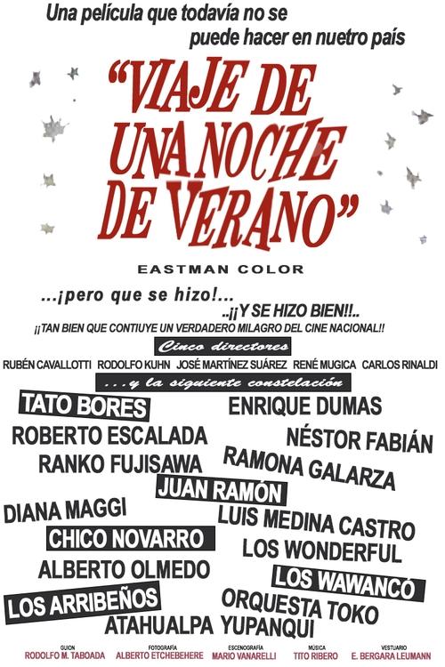 Viaje de una noche de verano movie poster