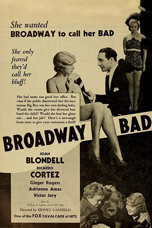 Broadway Bad movie poster